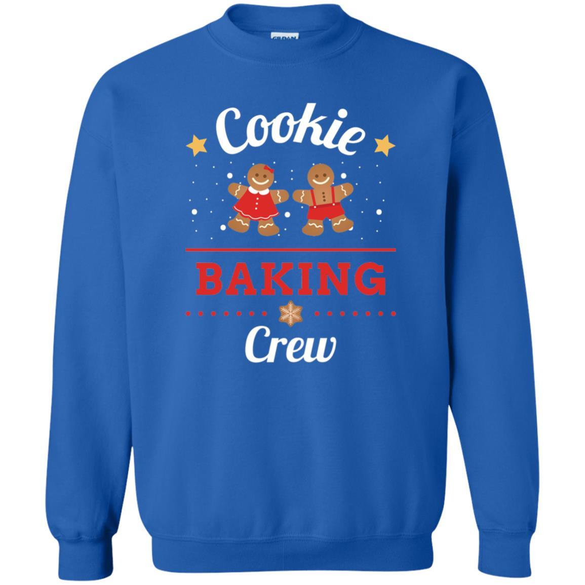Christmas T-shirt Gingerbread Cookie Baking Crew Royal