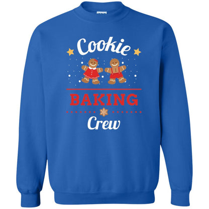 Christmas T-shirt Gingerbread Cookie Baking Crew Royal