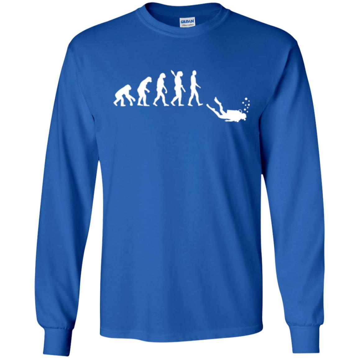 Diver T-shirt Evolution Of Man T-shirt