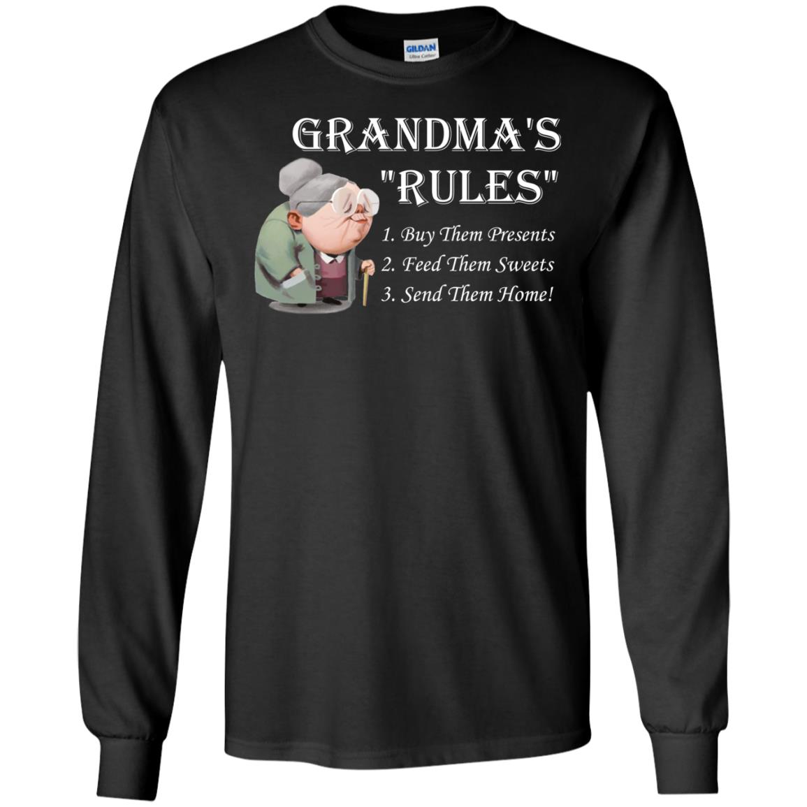Grandma's Rules Send Them Home Grandmom Shirt