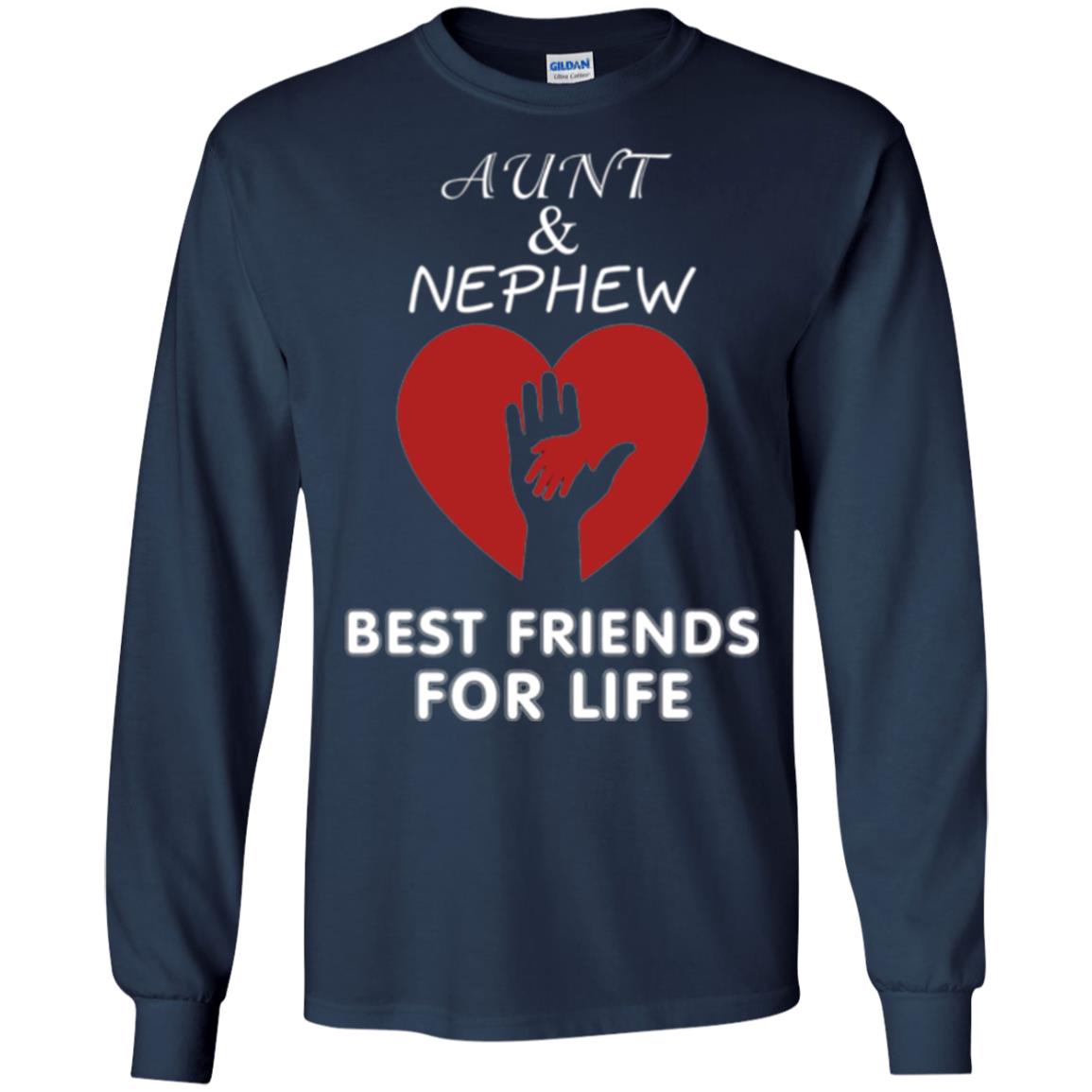 Family T-shirt Aunt And Nephew Best Friends For Life Navy