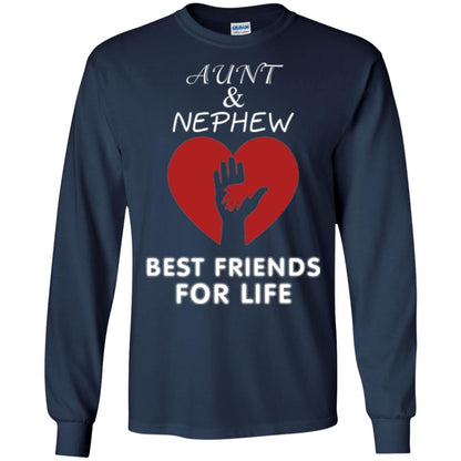 Family T-shirt Aunt And Nephew Best Friends For Life Navy