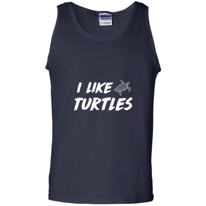 Turtle Lover T-shirt I Like Turtles Navy