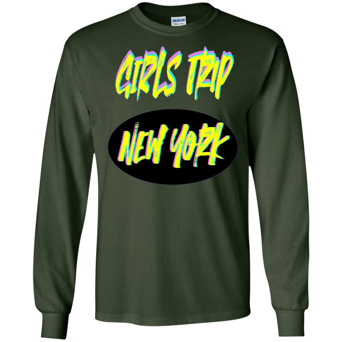 Girls Trip New York T-shirt Forest Green