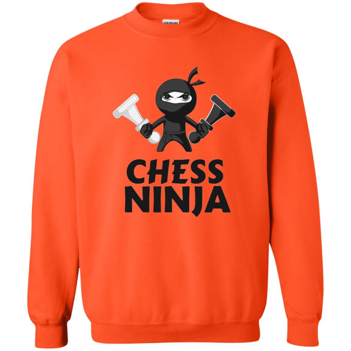 Funny Chess Ninja T-shirt Orange