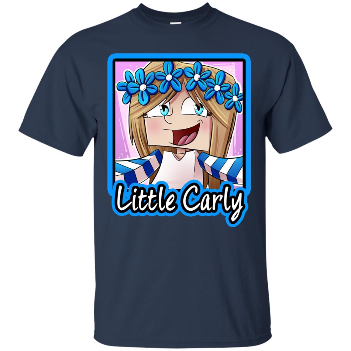 Little Carly Minecraft Little Club Adventures Shirt Navy