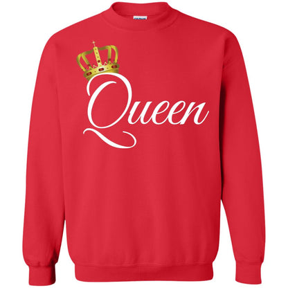 King And Queen T-shirt Matching Couple Outfits Red