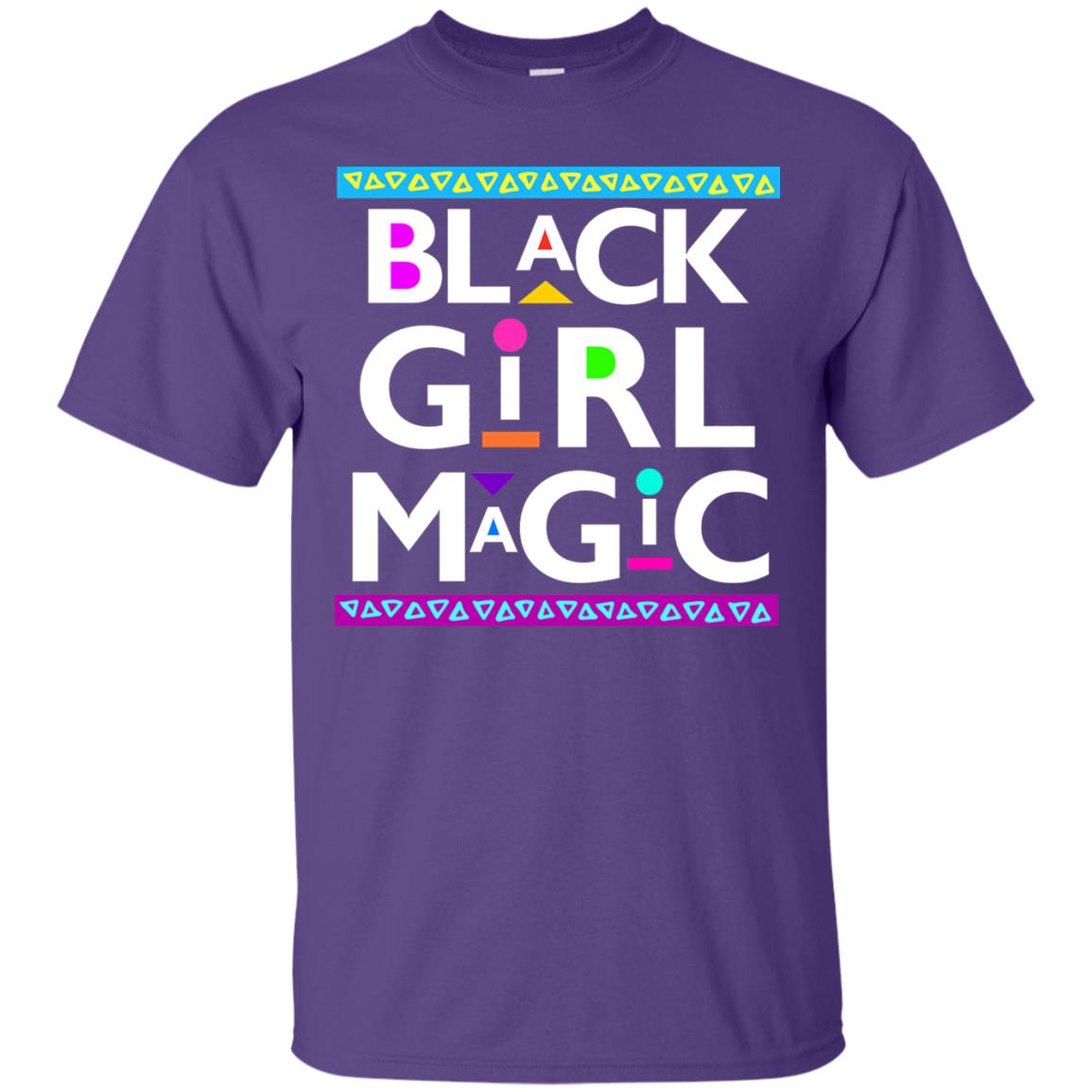 Black Girl Magic T-shirt Women_s Black History Purple