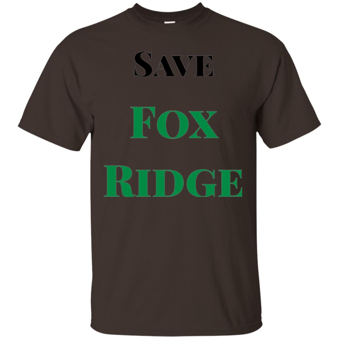 Elementary T-shirt Keep Calm And Save Fox Ridge Dark Chocolate