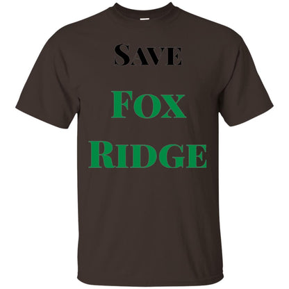 Elementary T-shirt Keep Calm And Save Fox Ridge Dark Chocolate