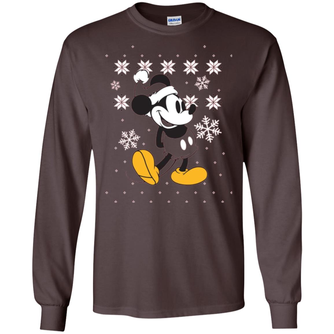Christmas T-shirt Disney Mickey Mouse Dark Chocolate