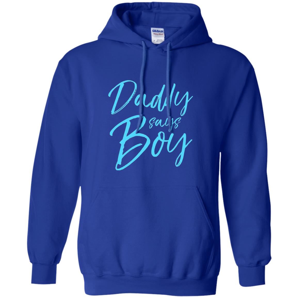 Daddy Says Boy Blue Gender Reveal Announcement Royal