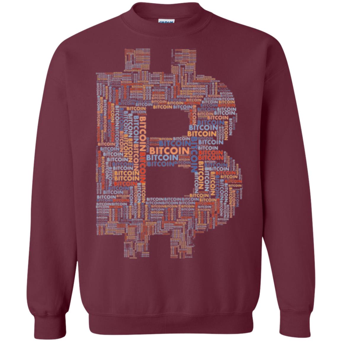 Bitcoin T-shirt Maroon