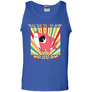 Daughter Shark Doo Doo Doo Family Shark Gift ShirtG220 Gildan 100% Cotton Tank Top