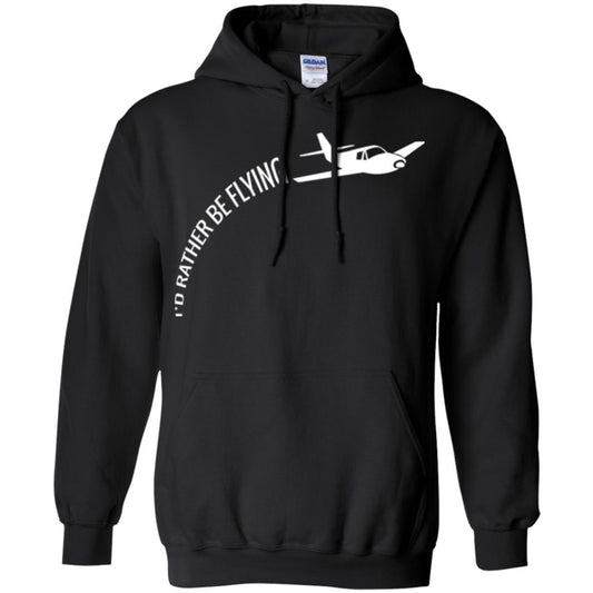Airplane Pilot T-shirt I'd Rather Be Flying Black