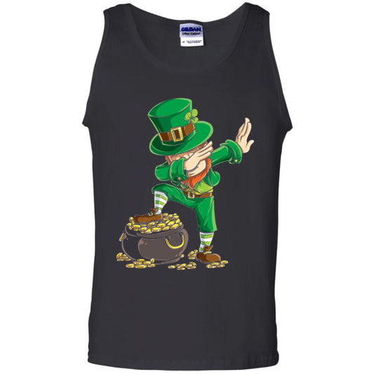 Dabbing Leprechaun Saint Patrick's Day T-shirt Black