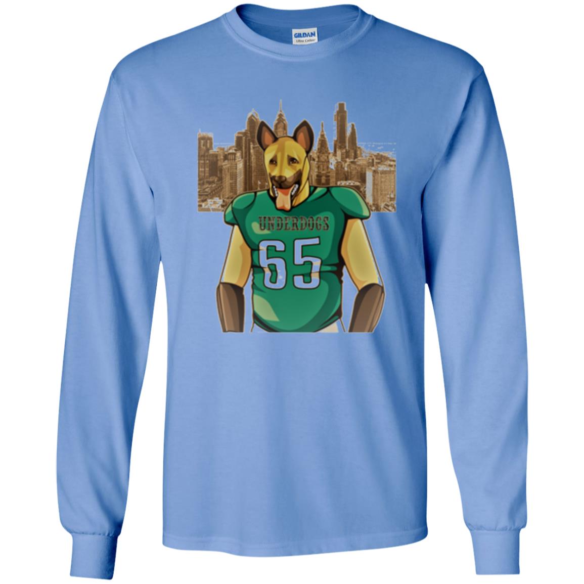 Dog Lover T-shirt Philly Fan Philadelphia Underdogs 2018 Game Day Carolina Blue