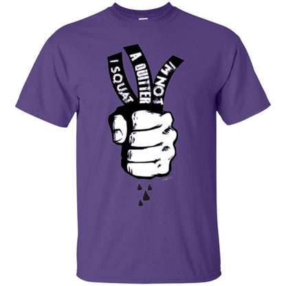 Fitnoquit T-shirt Im Not A Quitter Im Squat Gym Purple