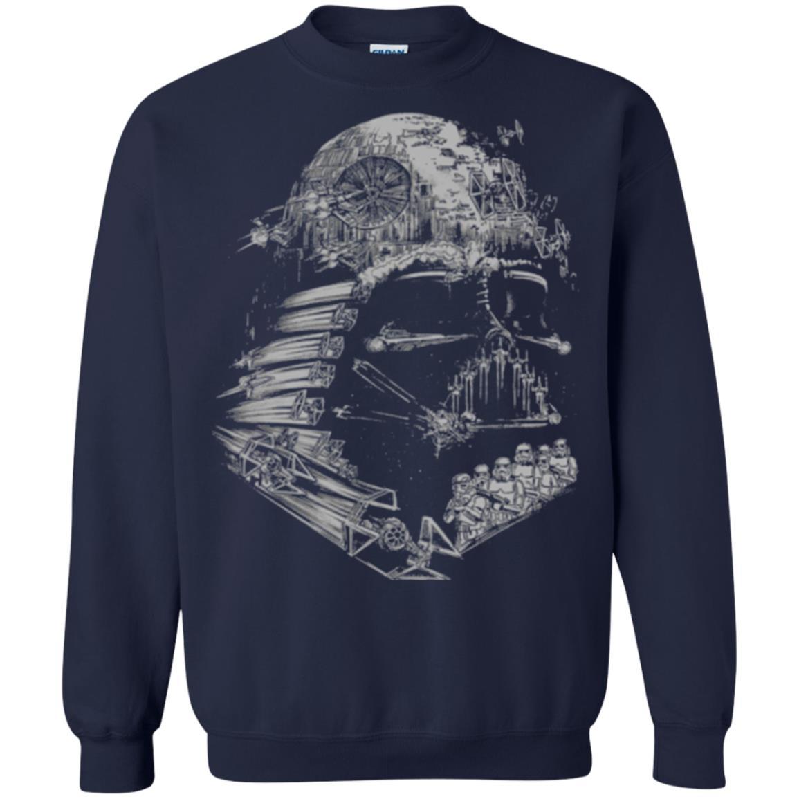 Film T-shirt Star Wars Darth Vader Build The Empire Graphic Navy