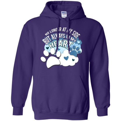 But Always In My Heart Dog In Heaven T-shirt Purple