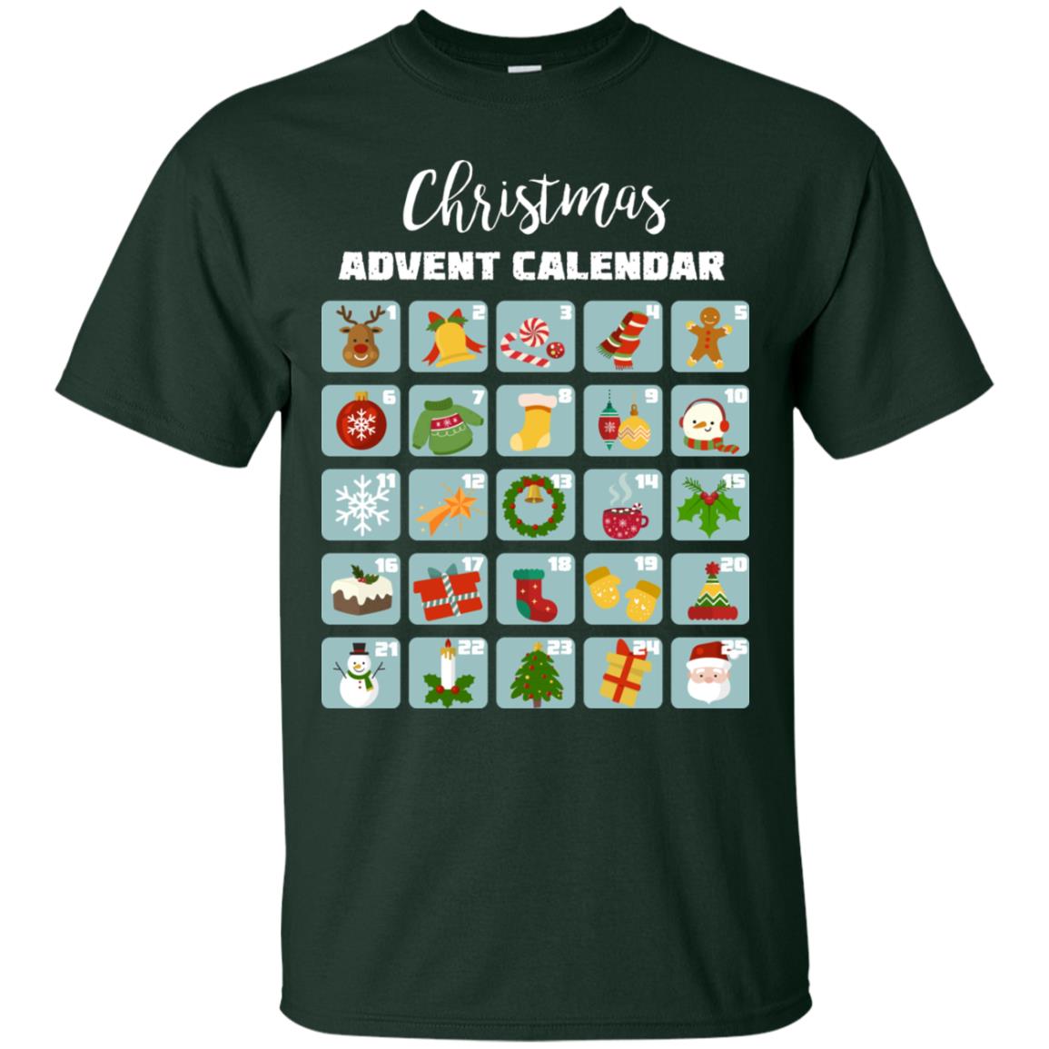 Christmas Calendar December 2018 Gift Shirt Forest