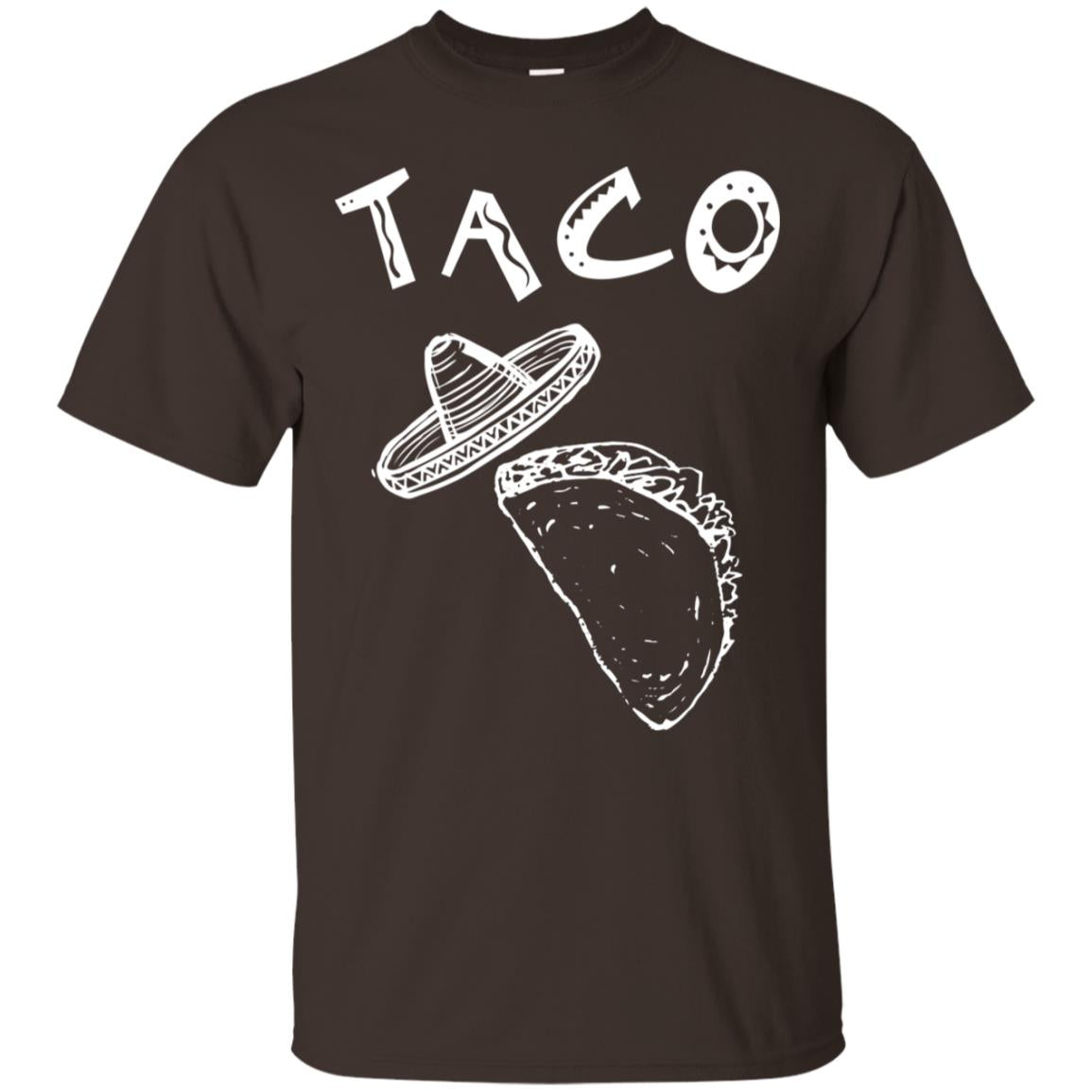 Taco Shirt For Mens Womens Kids Dark Chocolate