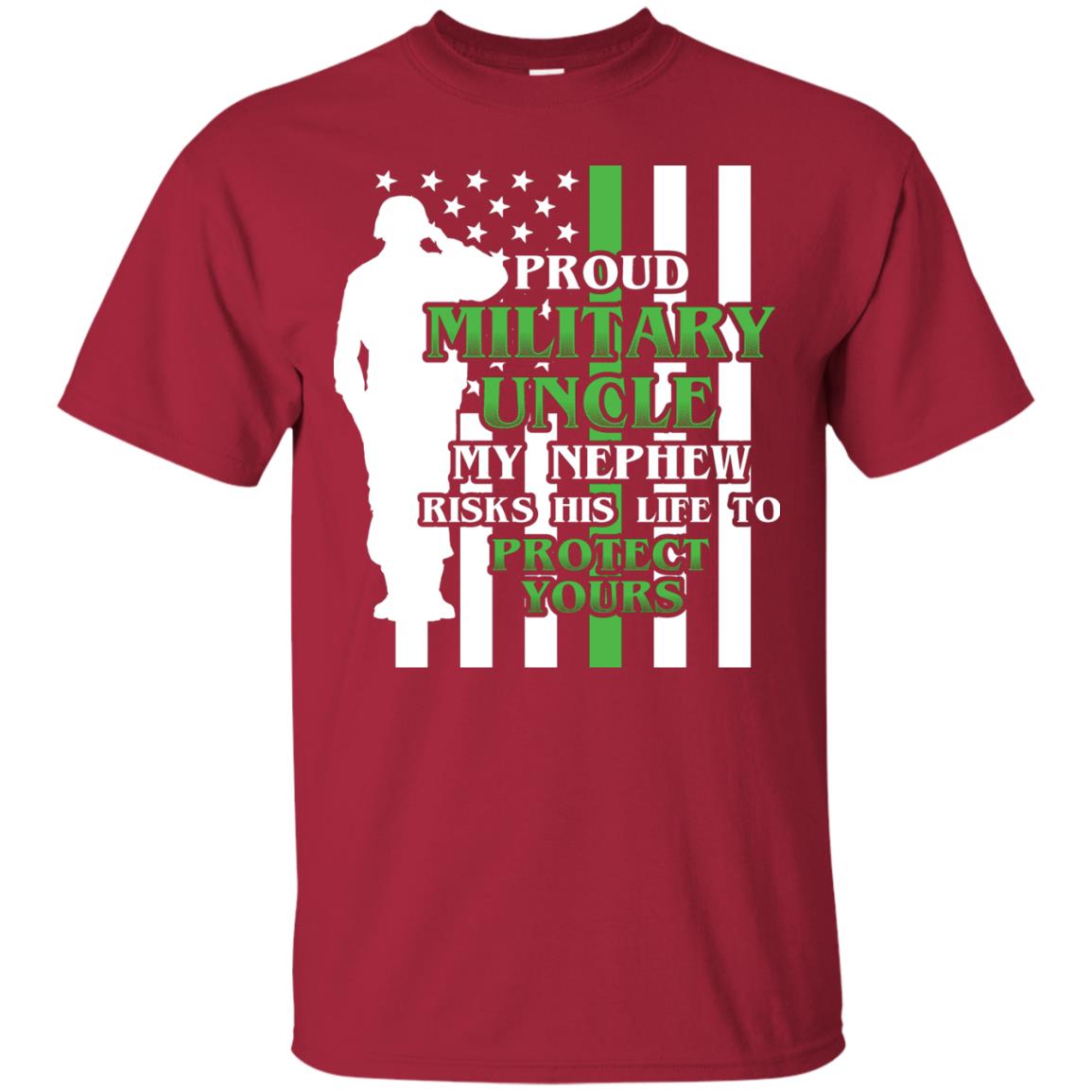 Uncle T-shirt My Nephew Ricks His Life To Cardinal