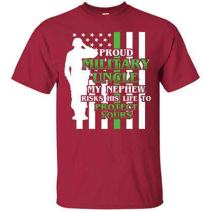 Uncle T-shirt My Nephew Ricks His Life To Cardinal