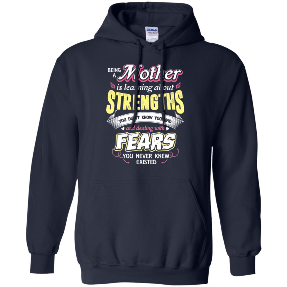Being A Mom Means Mommy T-shirt Navy
