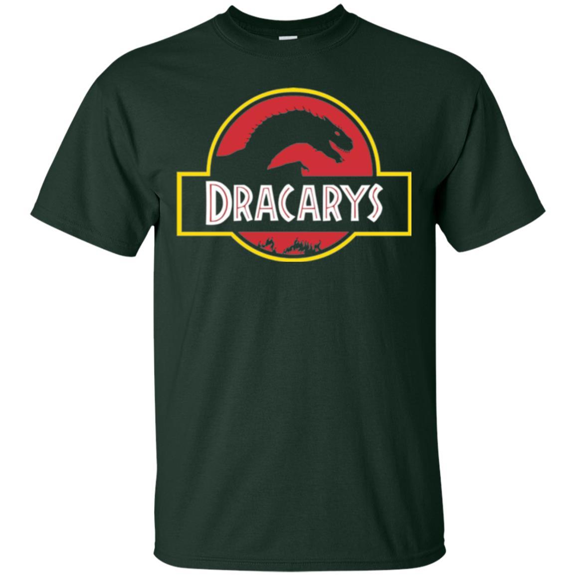 Dinosaur T-shirt Dracarys Dragon Parody Forest Green