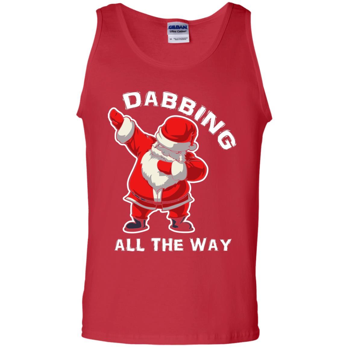 Chirstmas T-shirt Dabbing All The Way Red