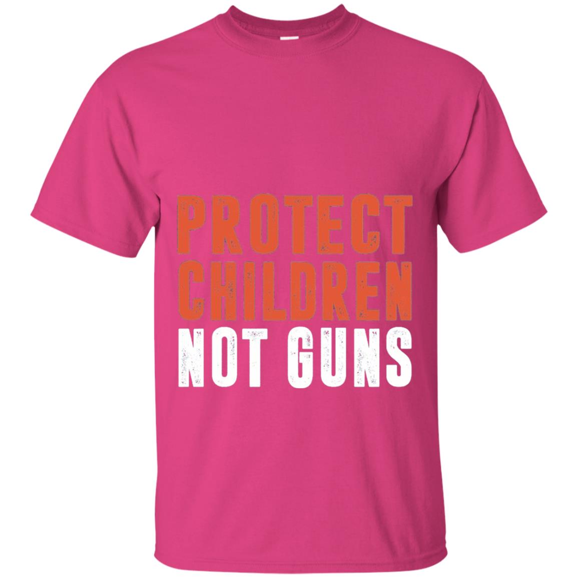 Protect Children Not Guns Anti Gun T-shirt Heliconia