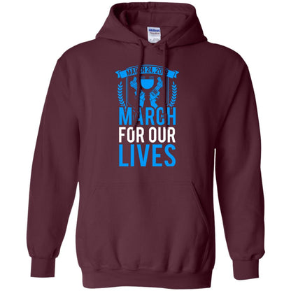 Anti Gun T-shirt March For Our Lives March 24 2018 Maroon