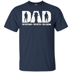 The Veteran. The Myth. The Legend Fathers Day T-shirt