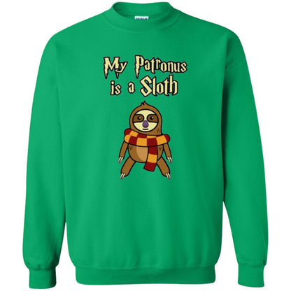 Christmas T-shirt My Patronus Is A Sloth T-shirt Irish Green