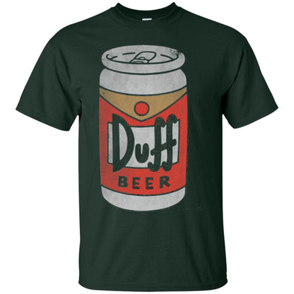 Iconic Brew T-shirt The Simpsons Duff Beer Forest Green