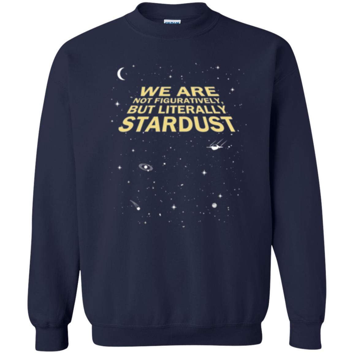 Astronaut T-shirt We Are Not Figuratively But Literally Stardust Navy
