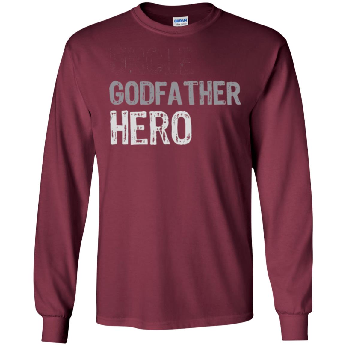 Uncle T-shirt Uncle Godfather Hero Maroon