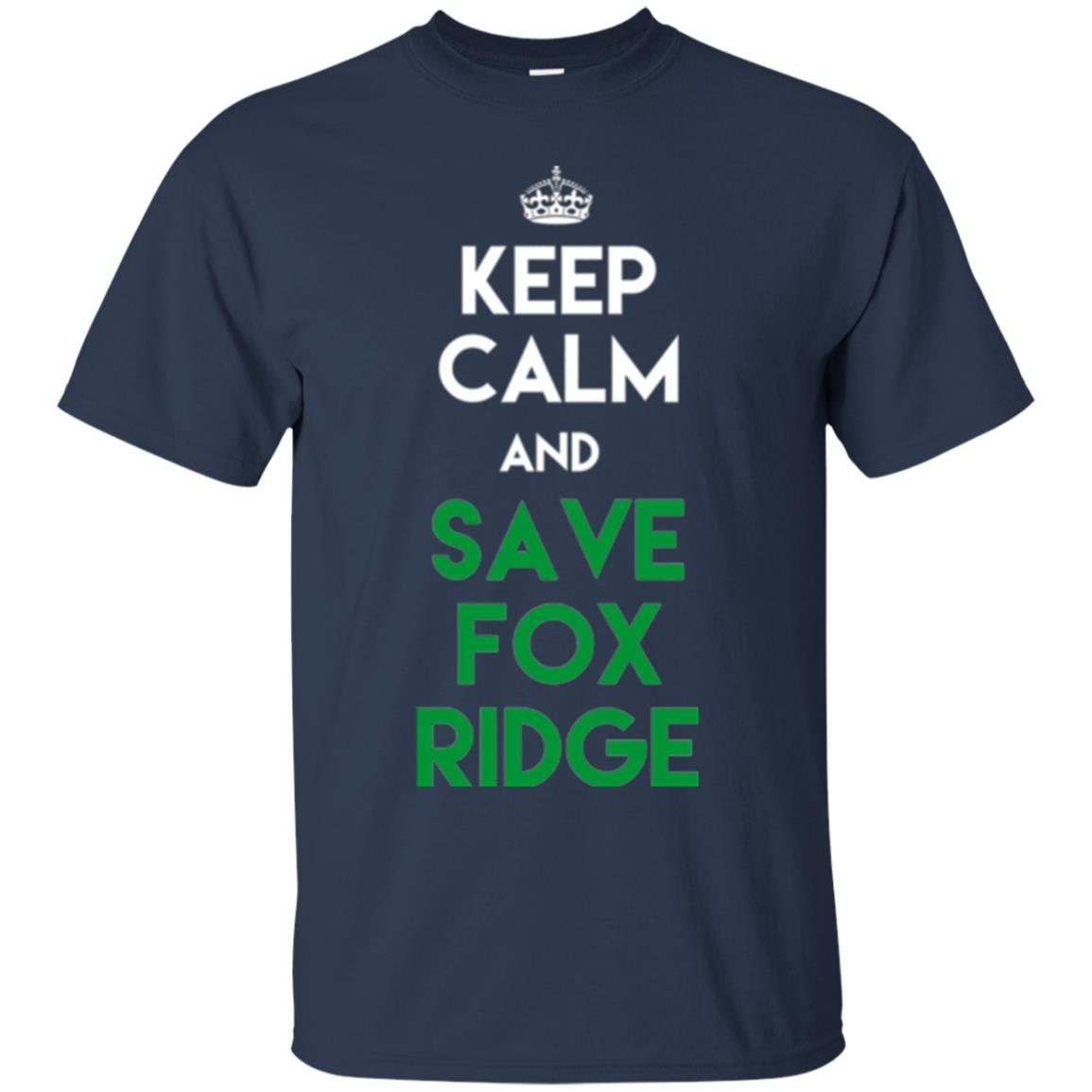 Elementary T-shirt Keep Calm And Save Fox Ridge T-shirt Navy
