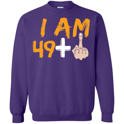 50th Birthday Funny T-shirt I Am 50 Years Old Purple