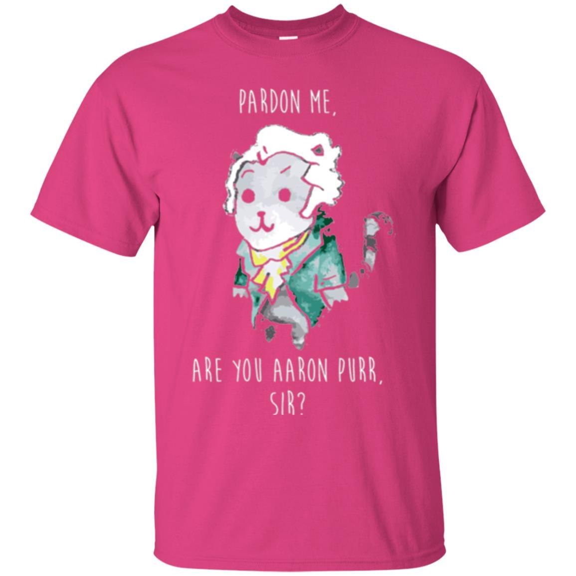 Hamilton Cat T-shirt Pardon Me Are You Aaron Purr Sir Heliconia