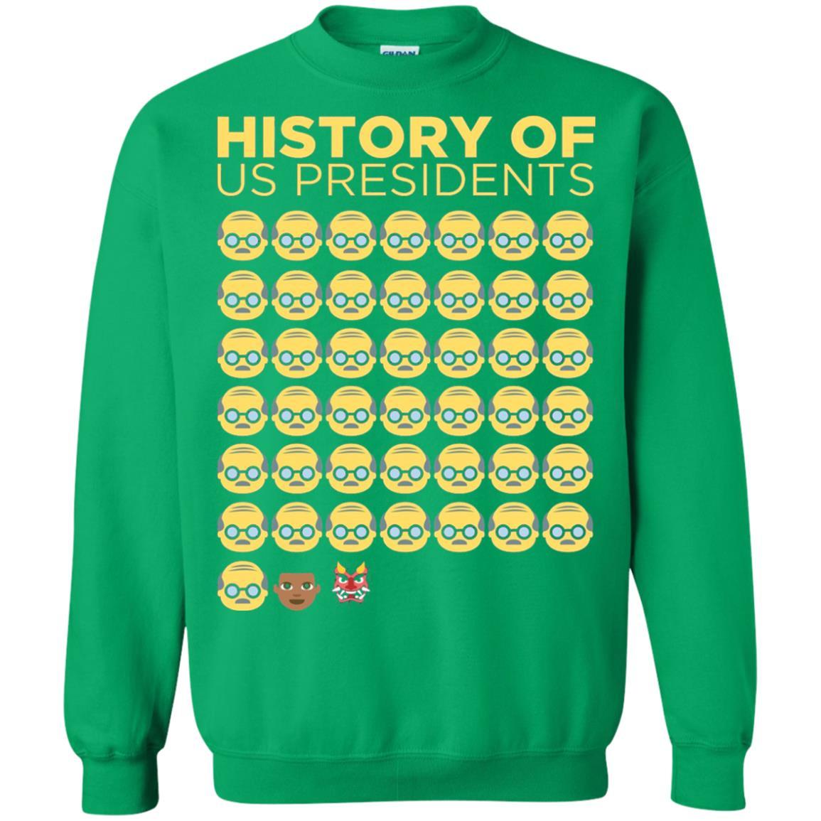Anti Trump T-shirt History Of Us Presidents Irish Green