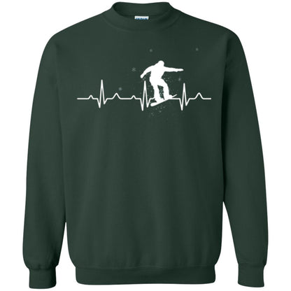 Heartbeat Snowboarding T-shirt Forest Green