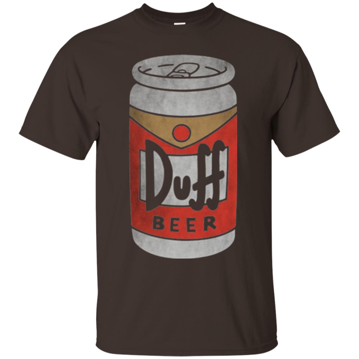 Beer Lovers T-shirt Duff Beer Dark Chocolate