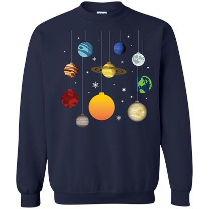 Christmas T-shirt Joy To Universe Christmas Navy