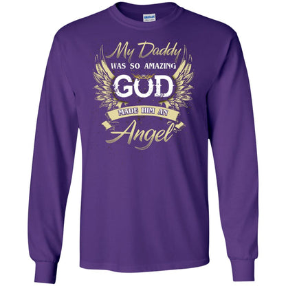 My Daddy Was So Amazing God Made Him An Angel Purple