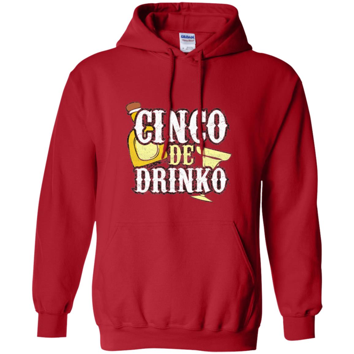 Funny Cinco De Mayo Drinko Celebration T-shirt Red