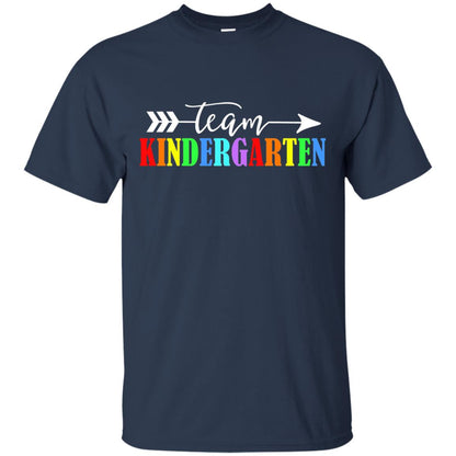 Team Kindergarten Teacher T-shirt Navy