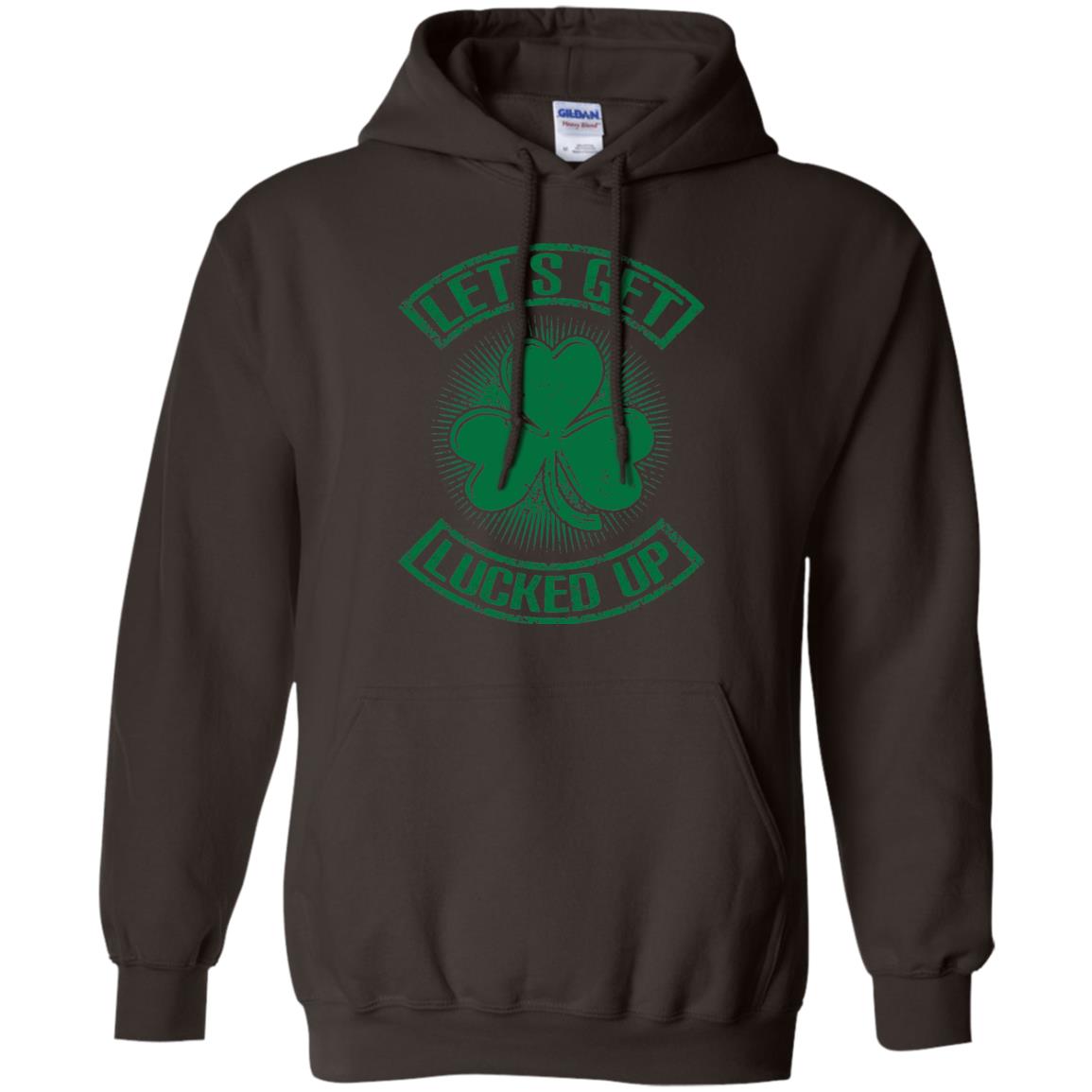 Let_s Get Lucked Up St. Patrick_s Day T-shirt Dark Chocolate