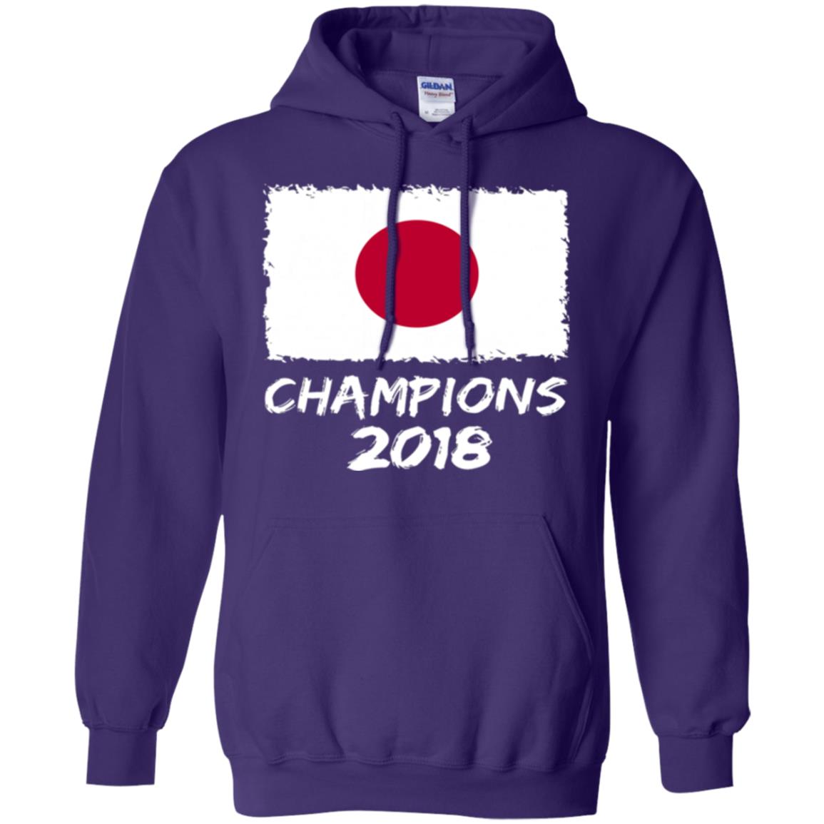 Football Lover T-shirt Japan Champions 2018 T-shirt Purple